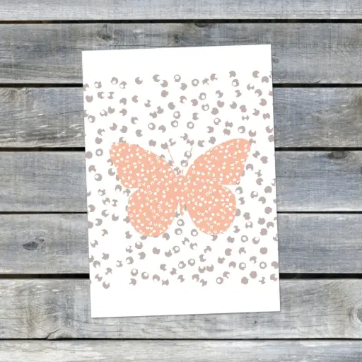 Carte Postale Pauline K. "PAPILLON"