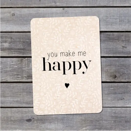 Carte Postale Pauline K. "HAPPY"